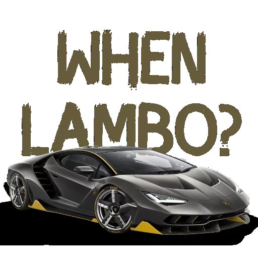 Crypto to Lambo | When Lambo? | Lambo Calculator